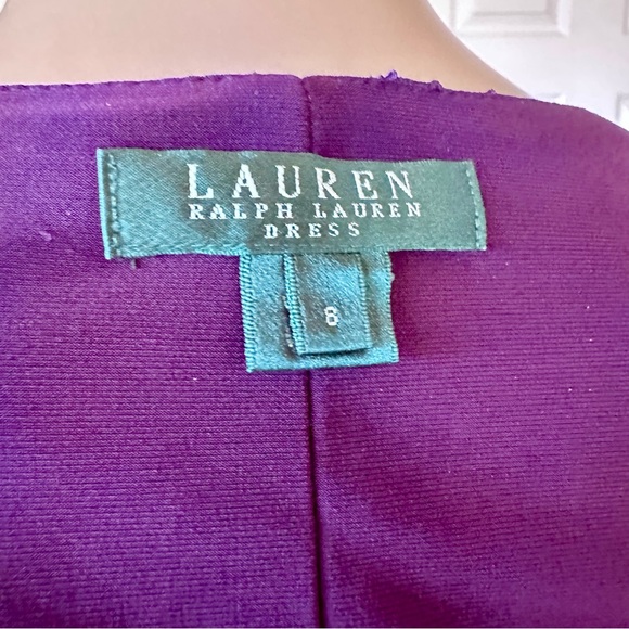 Ralph Lauren Long-Sleeve Sequined Cocktail Dress - Picture 6 of 13